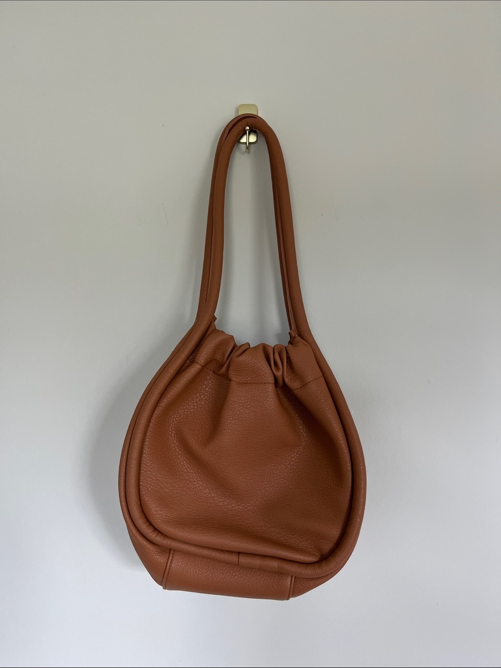 Tan Faux Leather Bag